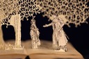 Pride and Prejudice altered book sculpture by Justin Rowe